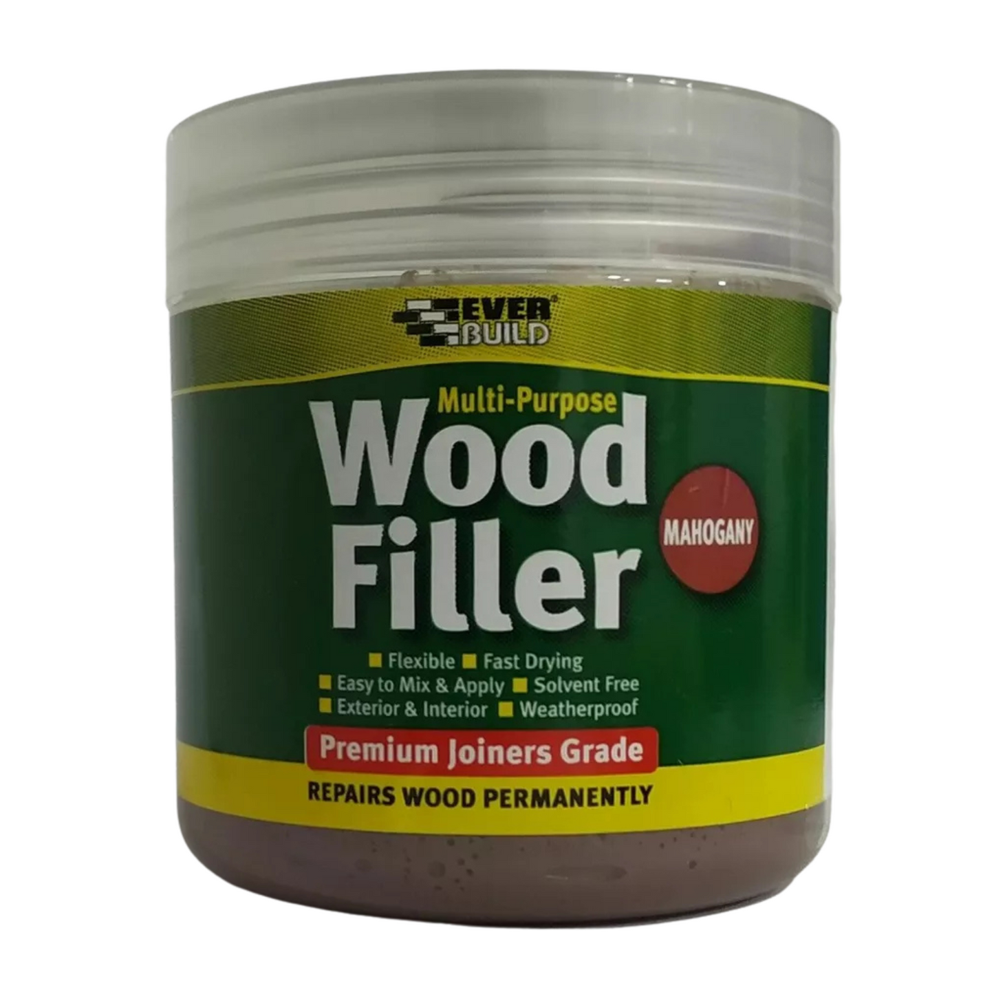 Everbuild Multi Purpose Premium Joiners Wood Filler - Mahogany