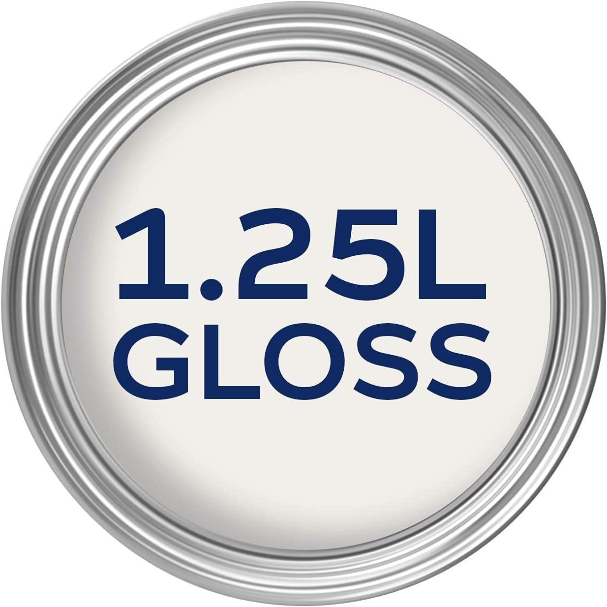 Dulux Quick Dry Gloss Paint For Wood And Metal, Pure Brilliant White, 2.5 L