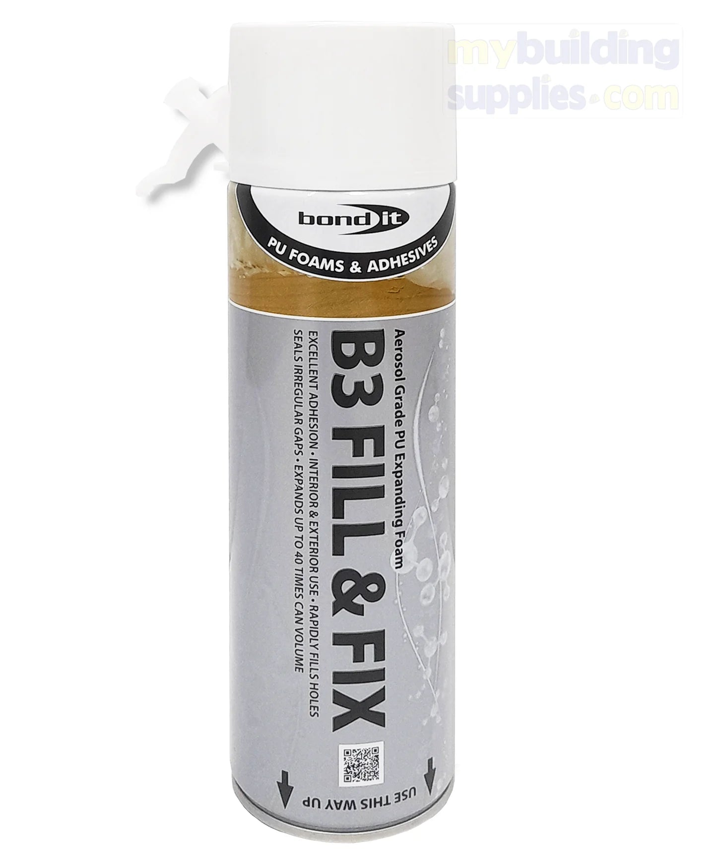 Bond It B3 All Purpose Fill & Fix Aerosol Grade Expanding PU 500ml