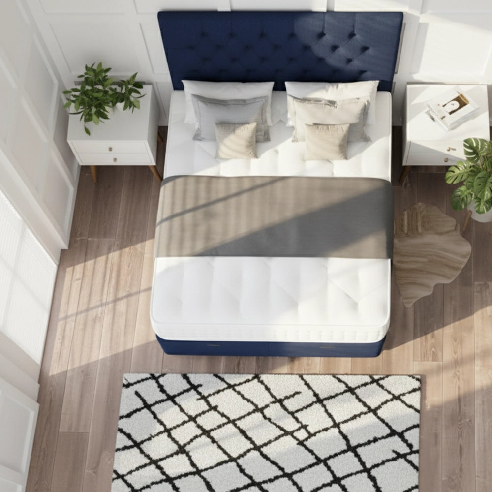 Cross Ottoman Storage Divan Bed Frame 3