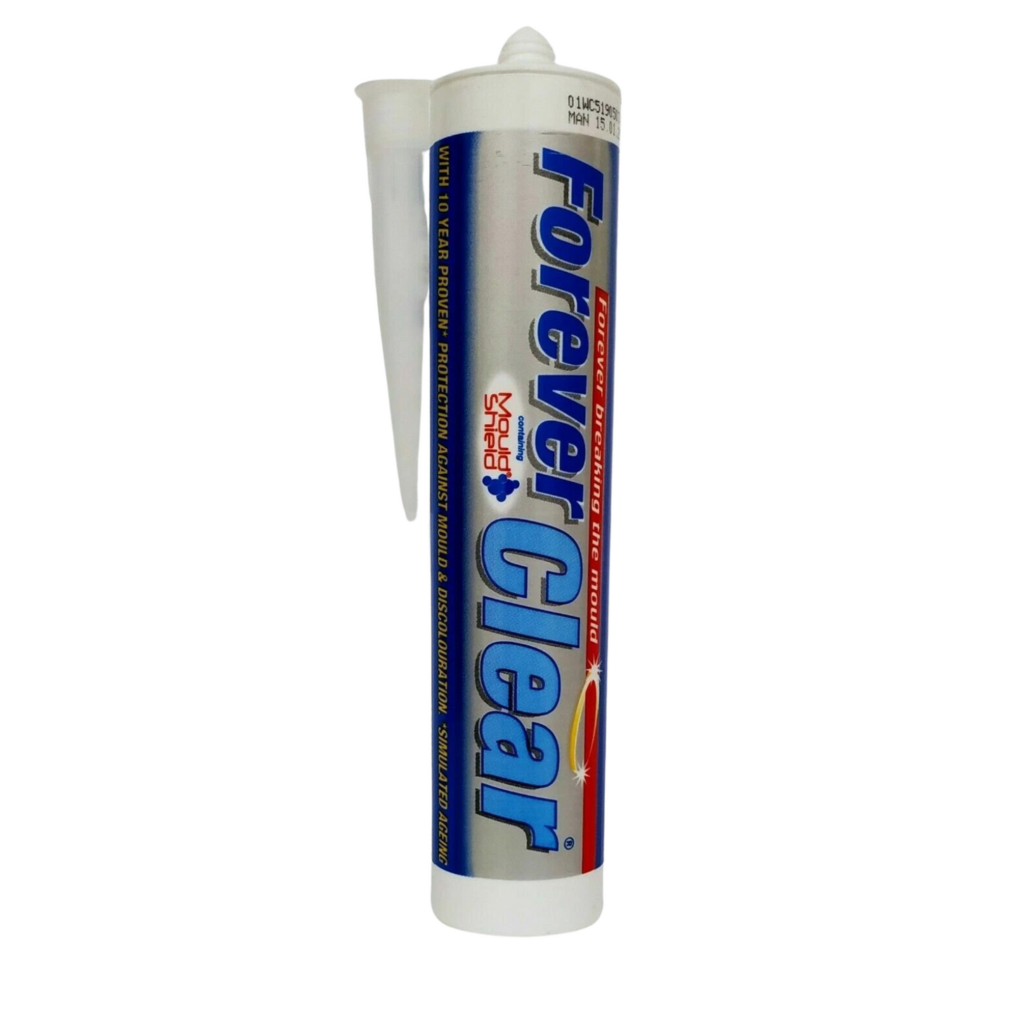 2x Everbuild Forever Clear Protection Against Mould Silicone Sealant