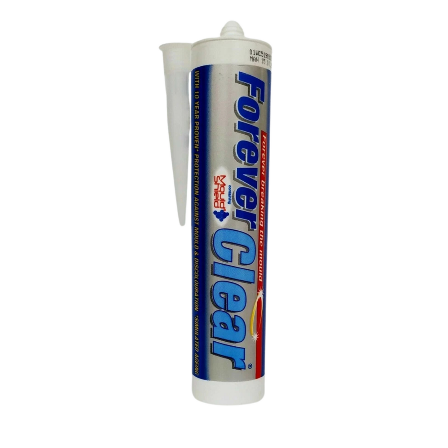 Everbuild Forever Clear Bathroom Silicone Sealant Anti Mould-295ml