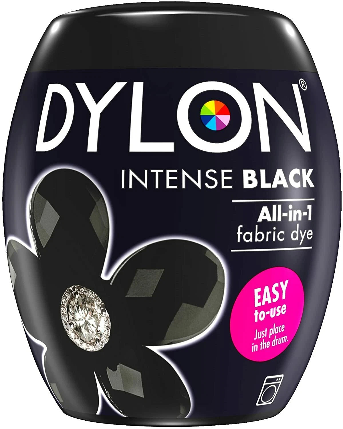 New Dylon 350g Intense Black Machine Dye Pod 3 Pack