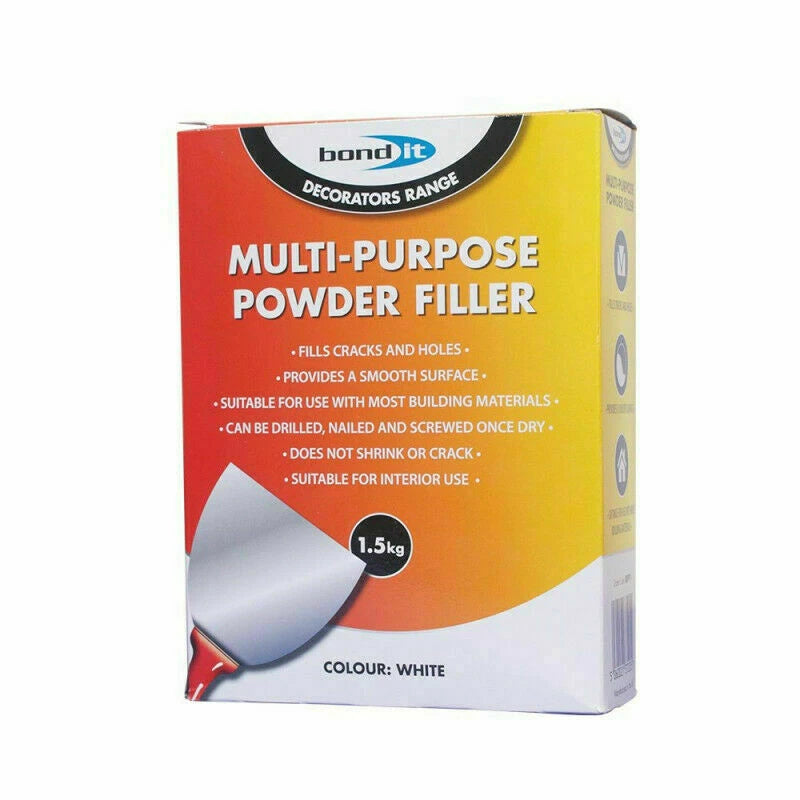 Bond It Decorators All Purpose Powder Filler Repair Cracks Holes & Ceilings - 1.5KG