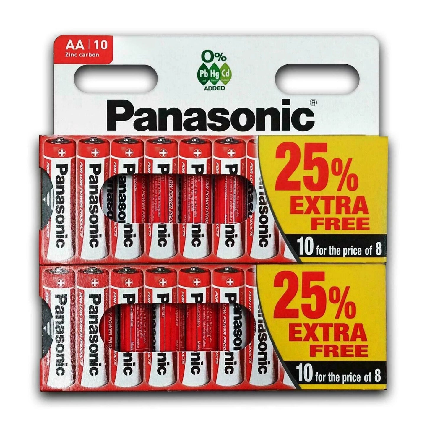 20 x Panasonic AA Batteries LR6 MN1500 E91 – 1.5V