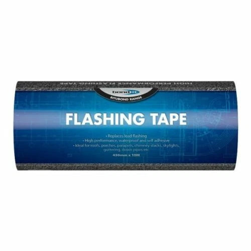 450MM x 10M Lead-Coloured Self-Adhesive Bitumen Roofing Flashband Tape
