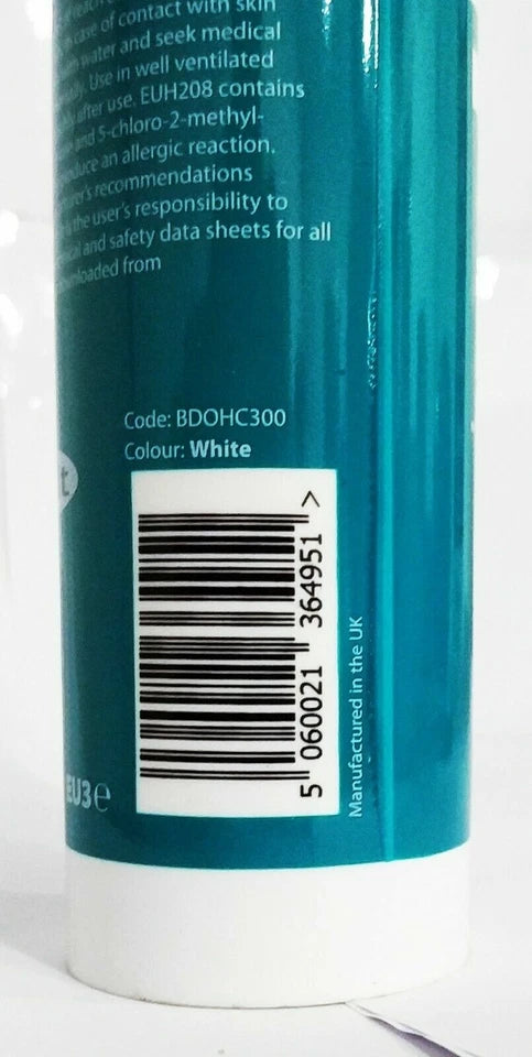 Decorators Caulk White 1 Hour Fast Acrylic Sealant Flexible Gap Crack Filler