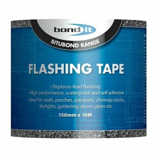 150MM X 10M Flashing Tape Lead Coloured Self-Adhesive Bitumen Roofing Flashband