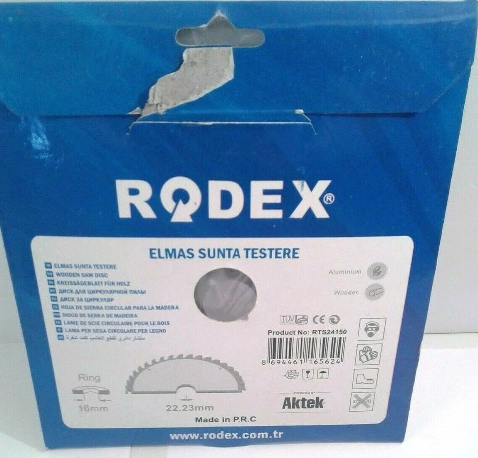 Rodex TCT Wooden Circular Saw Blade 150MM X 24 T Saw Disc Wood Cutting Blade