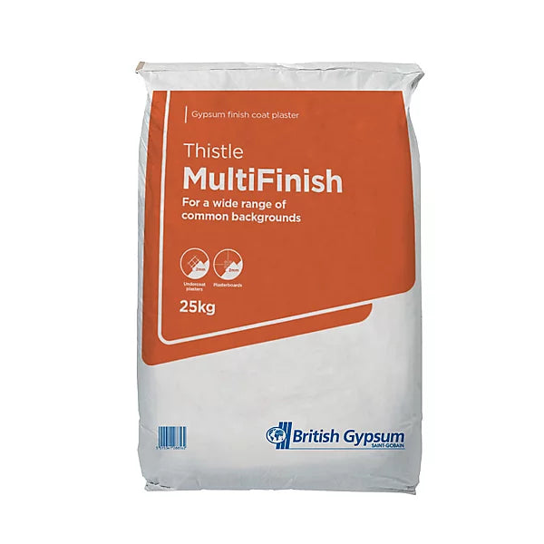 Thistle MultiFinish Plaster 25KG Bag