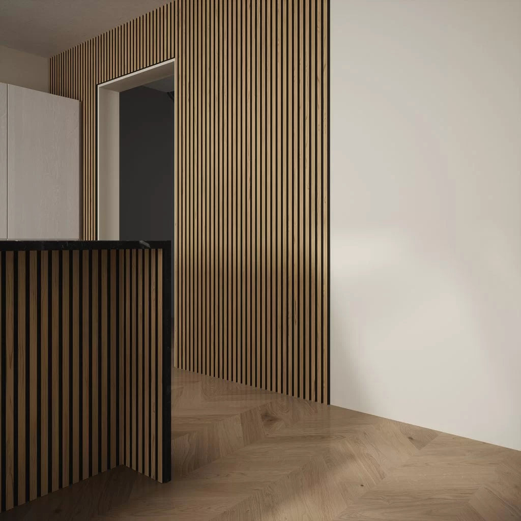 Light Oak 1.2m Wall Panel