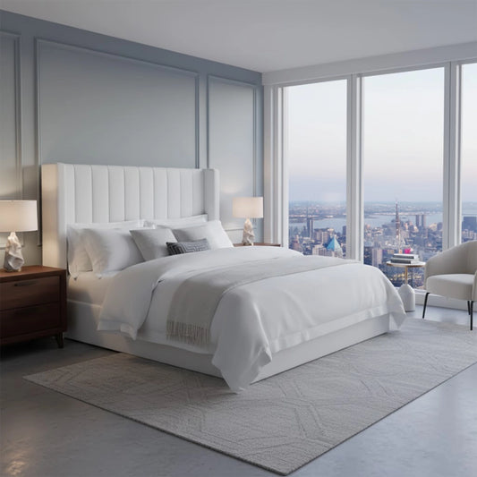 Boucle wing Beds and mattress image 2.webp