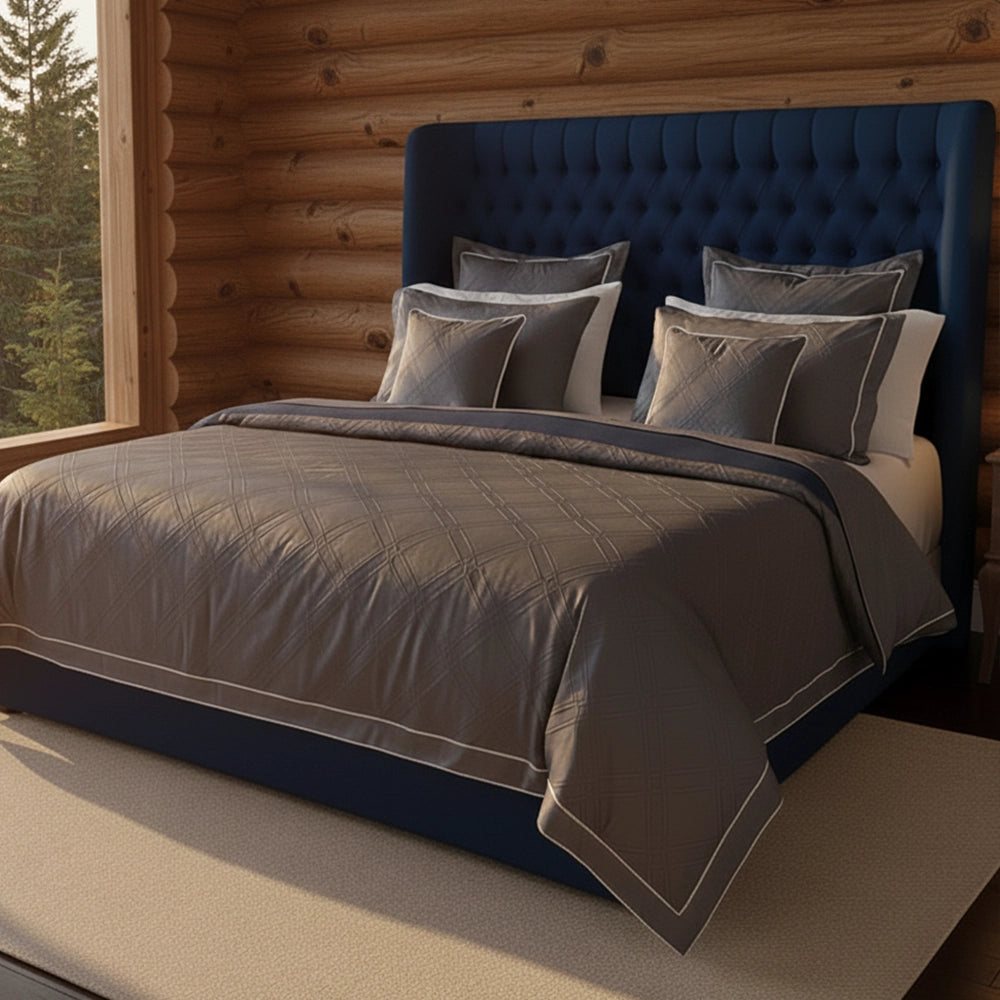 Chesterfield Carter Wingback Bed Frame closeup