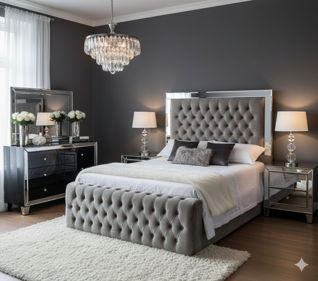 mirror beds with mattress