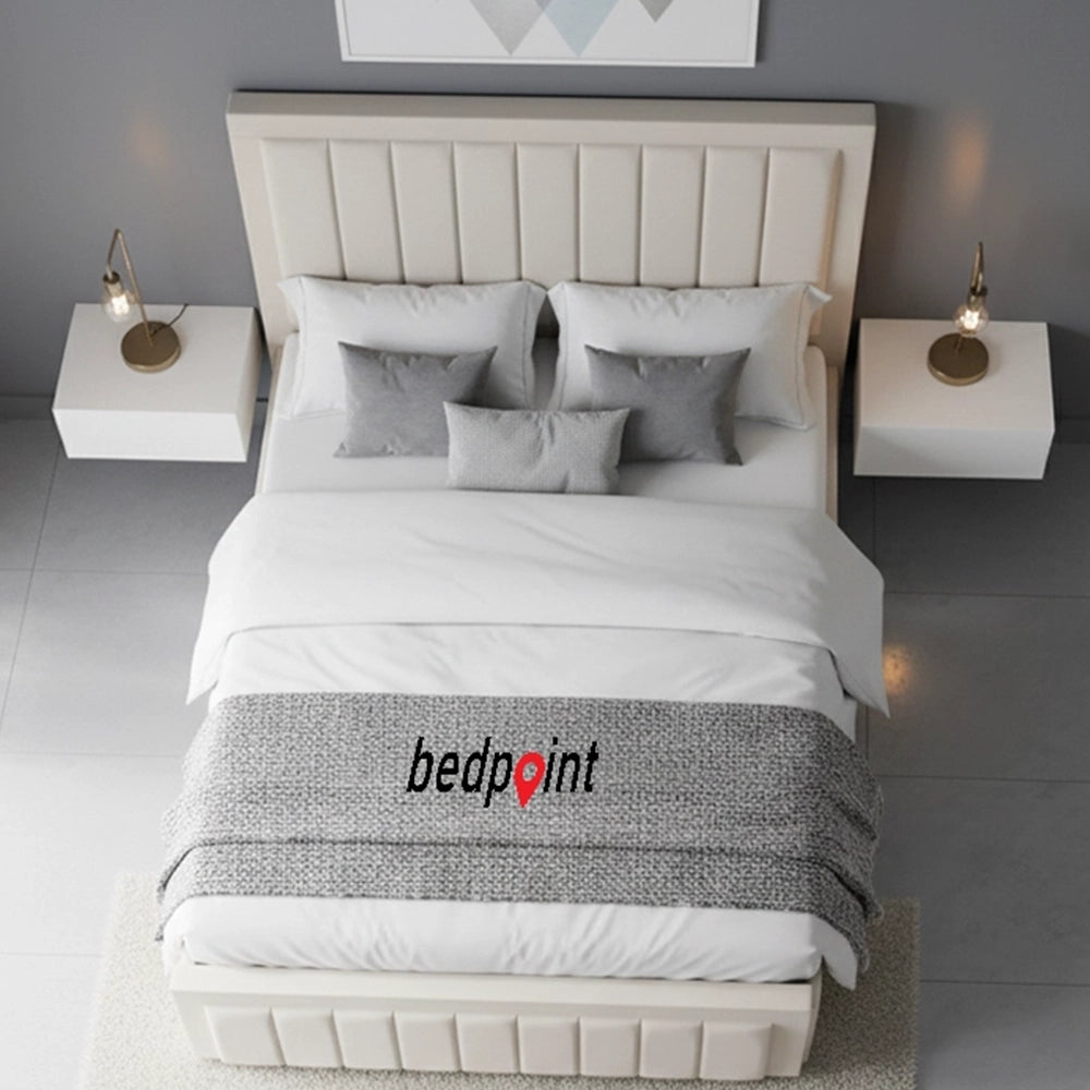 Ruda Bed Frame Storage Option closeup view front