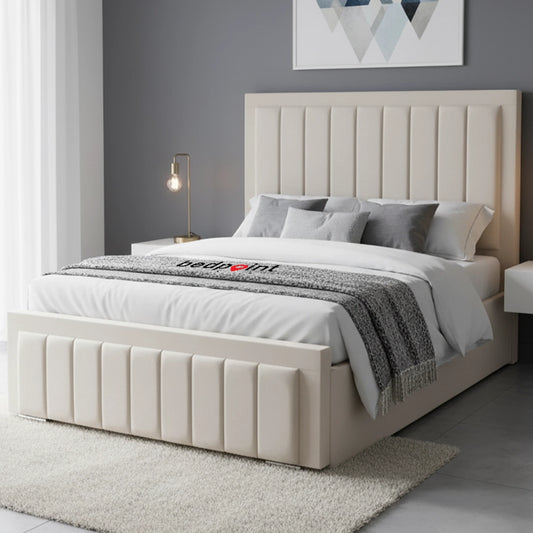 Ruda Bed Frame Storage Option closeup view