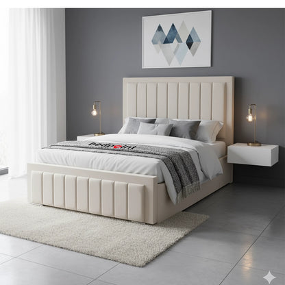 Ruda Bed Frame Storage Option side view