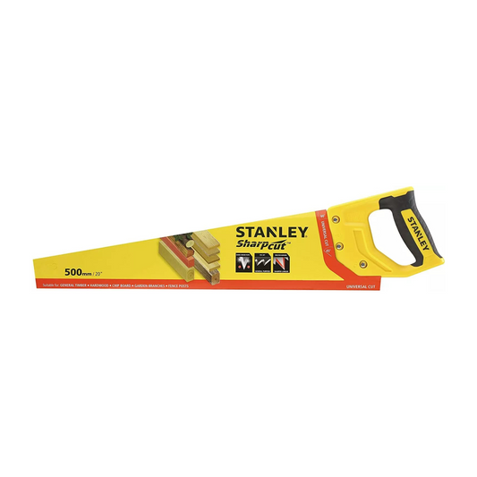 Stanley Universal Wood Hand Saw — Timber & Hardwood Cutting