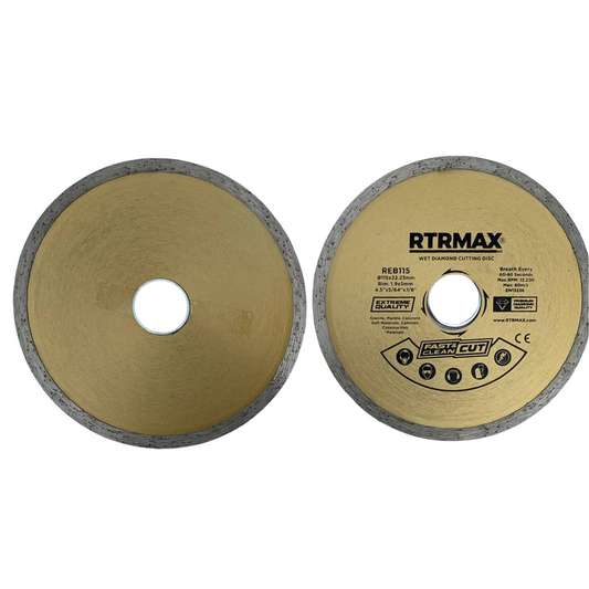 2x 115mm Diamond Cutting Discs – 4.5" Grinder Blades for Ceramic & Granite