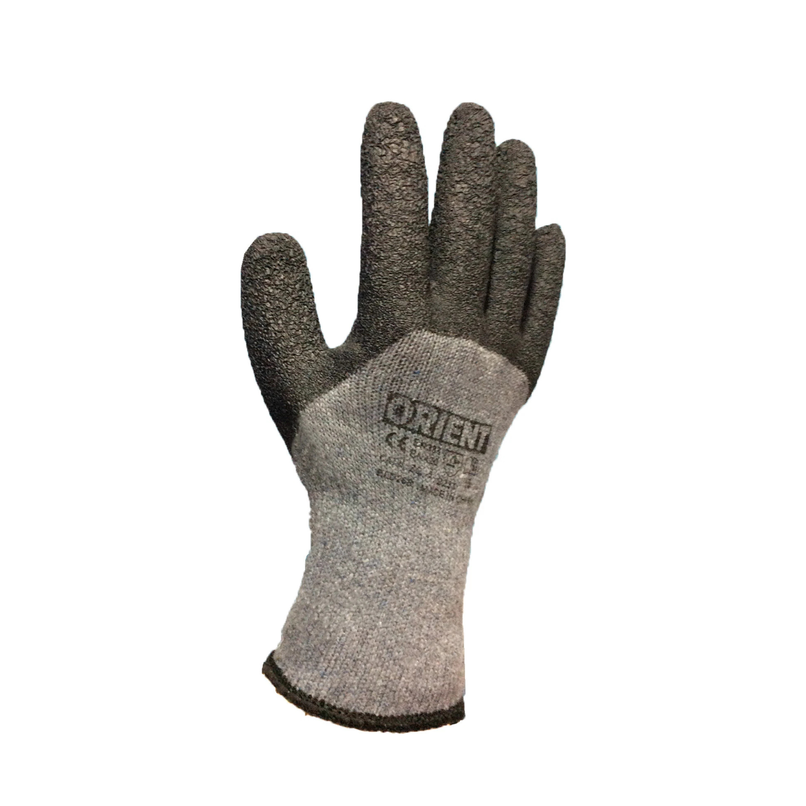 HEAVY DUTY GLOVES ORIENT LATEX COATED BUILDERS SAFETY GRIP WORK GLOVES MENS