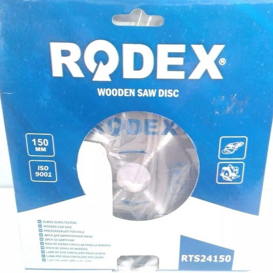 Rodex TCT Wooden Circular Saw Blade 150MM X 24 T Saw Disc Wood Cutting Blade