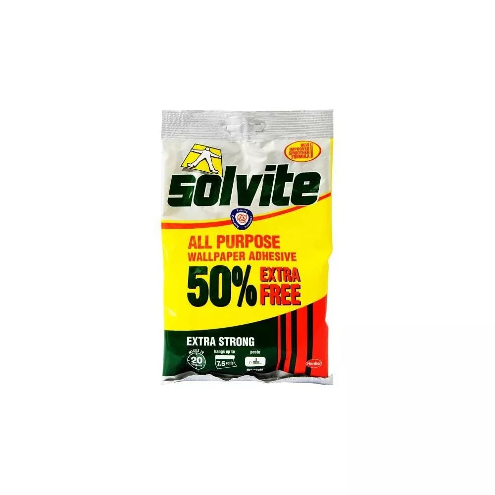 Solvite All Purpose Wallpaper Paste  7.5 Rolls