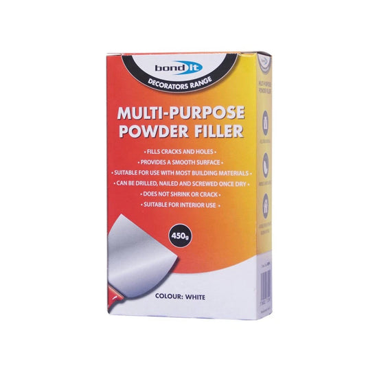 Bond It Decorators All Purpose Powder Filler Repair Cracks Holes & Ceilings - 450g
