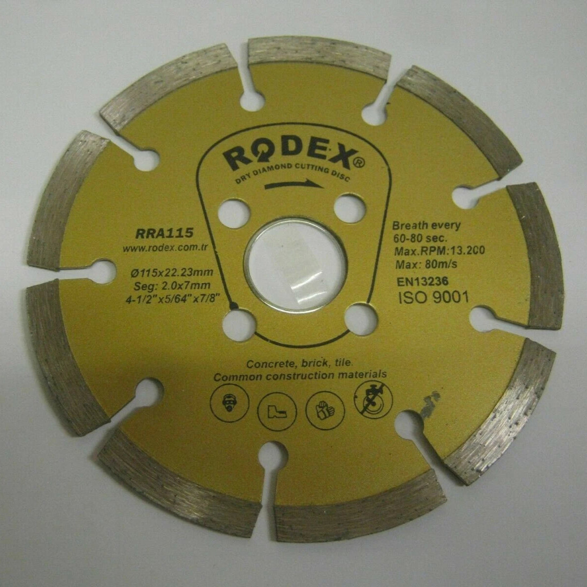 Turbo DIAMOND CUTTING DISC Granite Stoneware Ceramic Marble Tile Cutting Blade