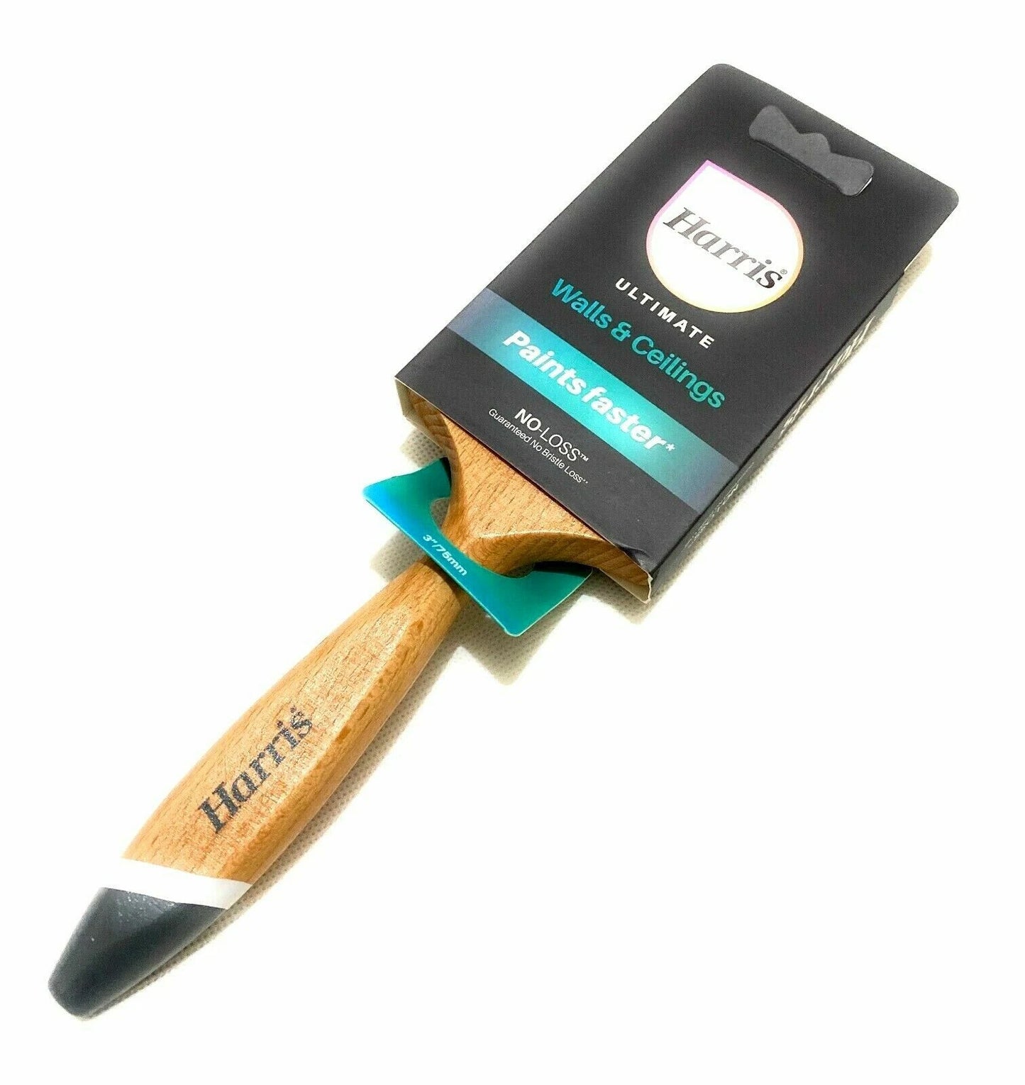 Harris Ultimate Wall & Ceiling Paint Brush – 3” No-Loss Wood Handle