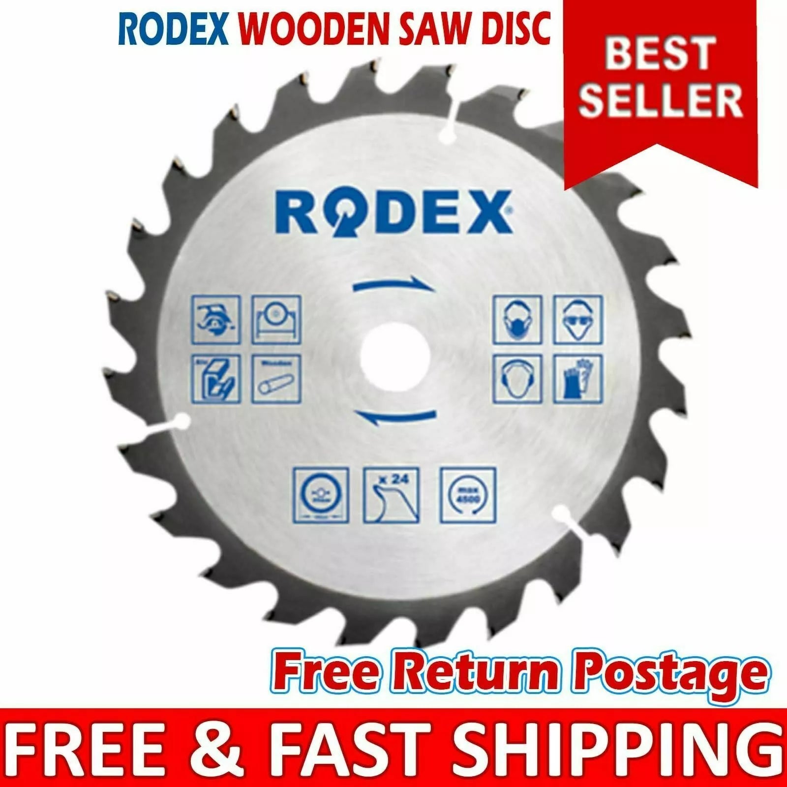 TCT Circular Saw Blade 190mm x 36T Disc for Bosch Makita Dewalt Mitre