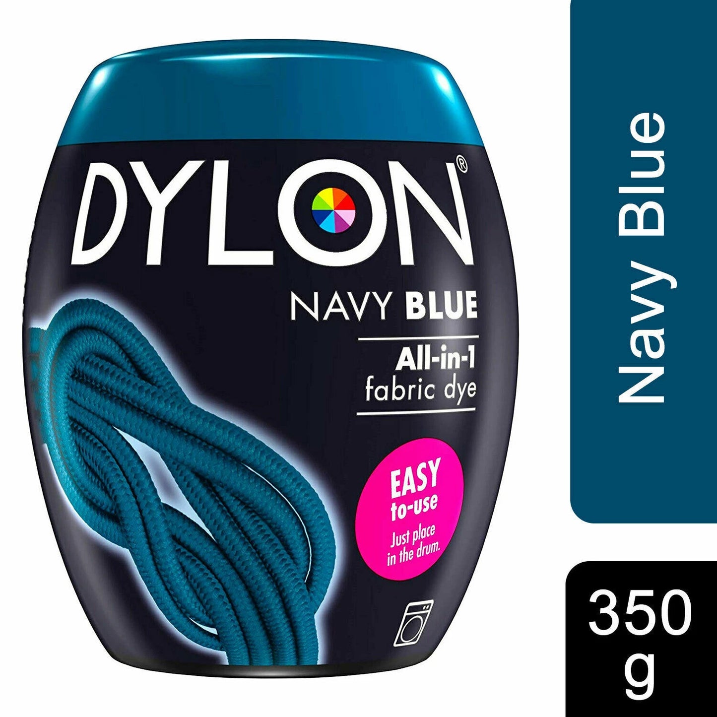 New Dylon 350g Navy Blue Machine Dye Pod 3 Pack