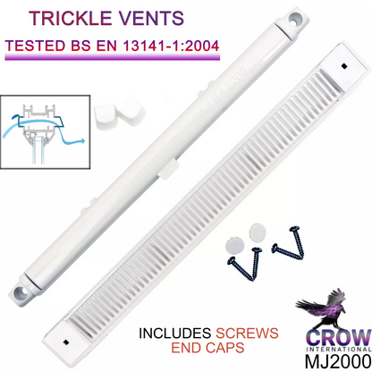 Trickle Slot Vents Premium Window Air Ventilation Grille Double Glazing uPVC