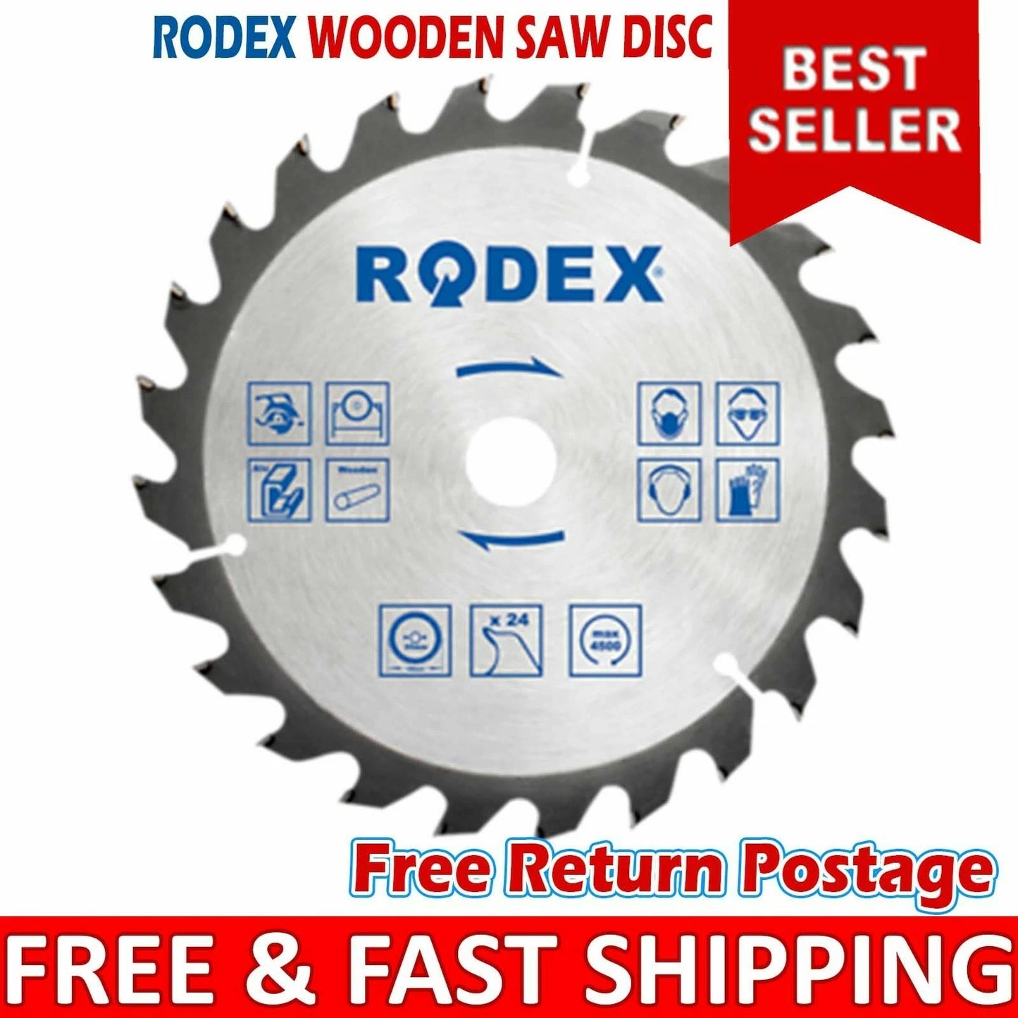 TCT Circular Saw Blade 210MM - Aluminium & Wood Cutting Disc
