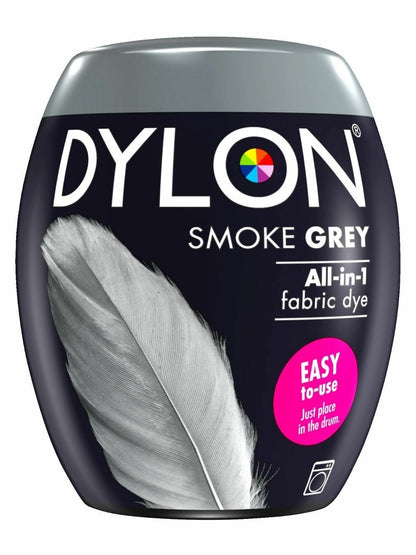 New Dylon 350g Smoke Grey Machine Dye Pod 3 Pack