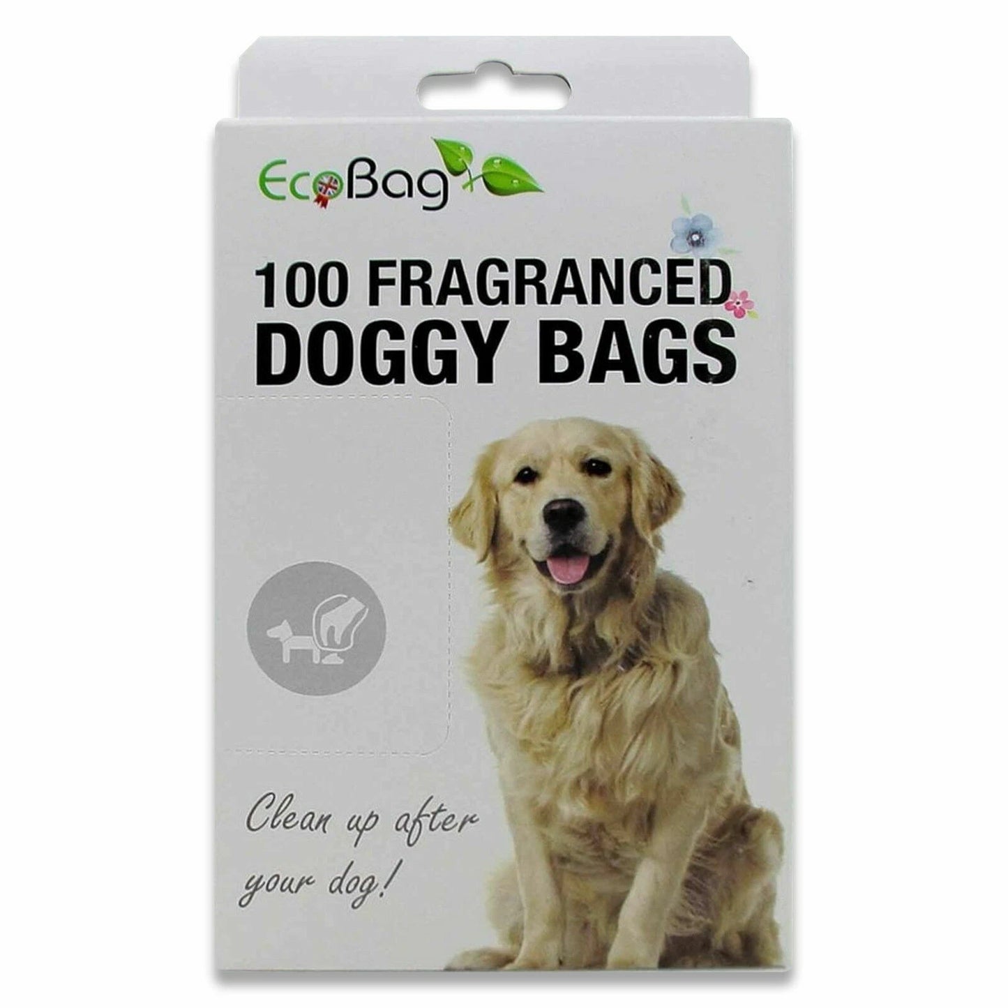 Pack of 2 Eco Fragranced Doggy Bags - 100 Waste Bags with Tie Handles