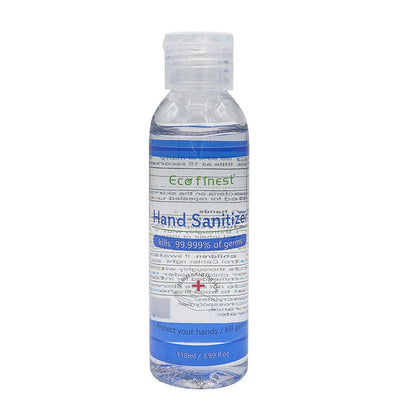 3x 118ml Eco Finest 75% Alcohol Hand Sanitiser Gel Kills 99.9% of Bacteria