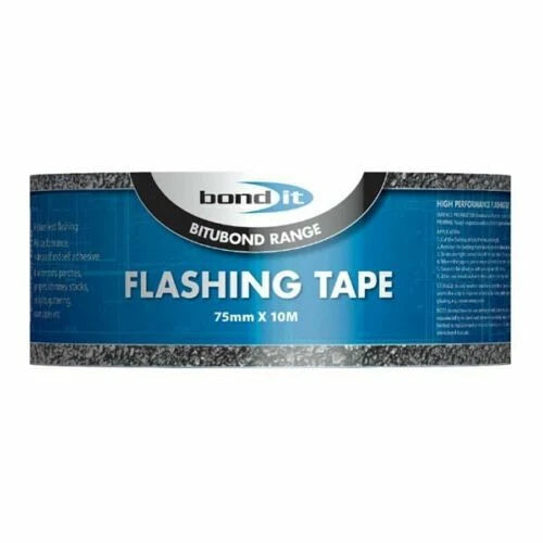 75MM X 10M FLASHING TAPE FLASHBAND SELF ADHESIVE ROOF FELT SEALS LEAKS LEAD