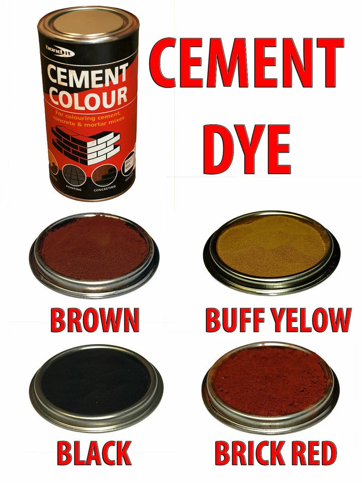 Bond-IT Cement Dye Powder Colour Mortar Brick Pointing Render Concrete Toner 1KG