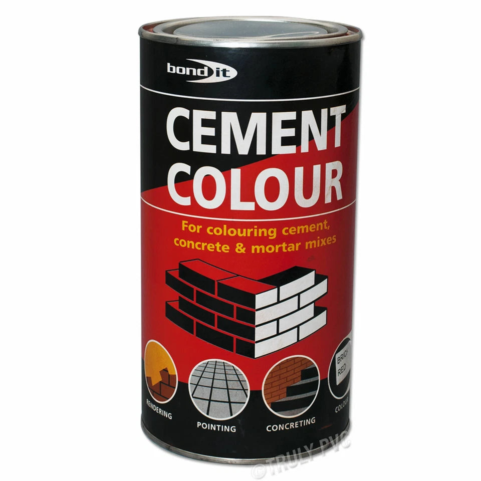 Bond-IT Cement Dye Powder - Brown, 1KG Mortar & Concrete Toner