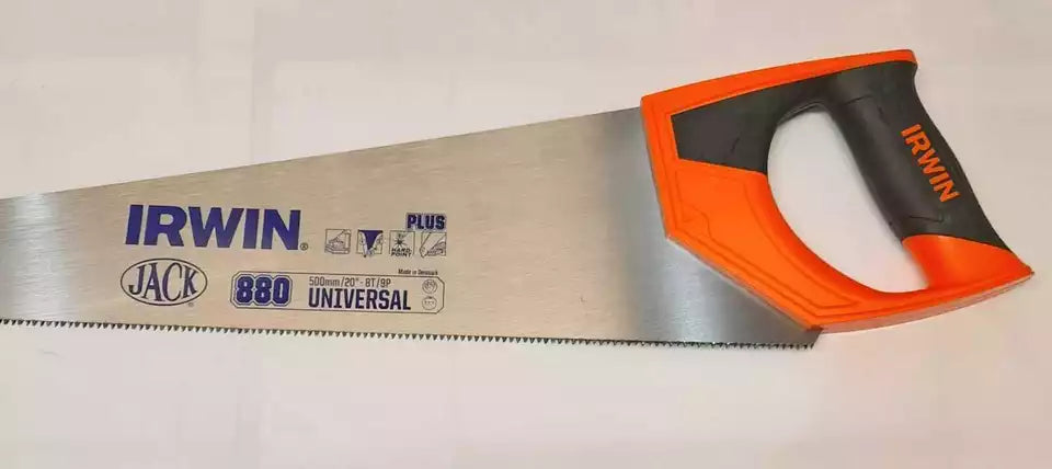 Irwin Jack Plus 880 Universal 20"Triple Ground HardPoint Fast Cut Wood Hand Saw