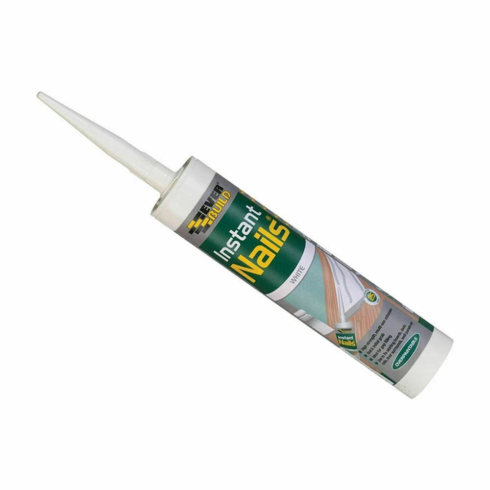 Everbuild Instant Nails Tube No Nail Grab Adhesive Glue Solvent