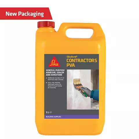 5L SikaBond® Contractors PVA General purpose primer, sealer, adhesive and admixture