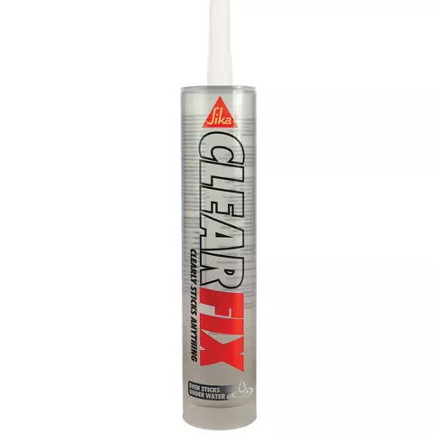 Sika® Clear Fix PERFECTLY CLEAR, HYBRID POLYMER GRAB ADHESIVE